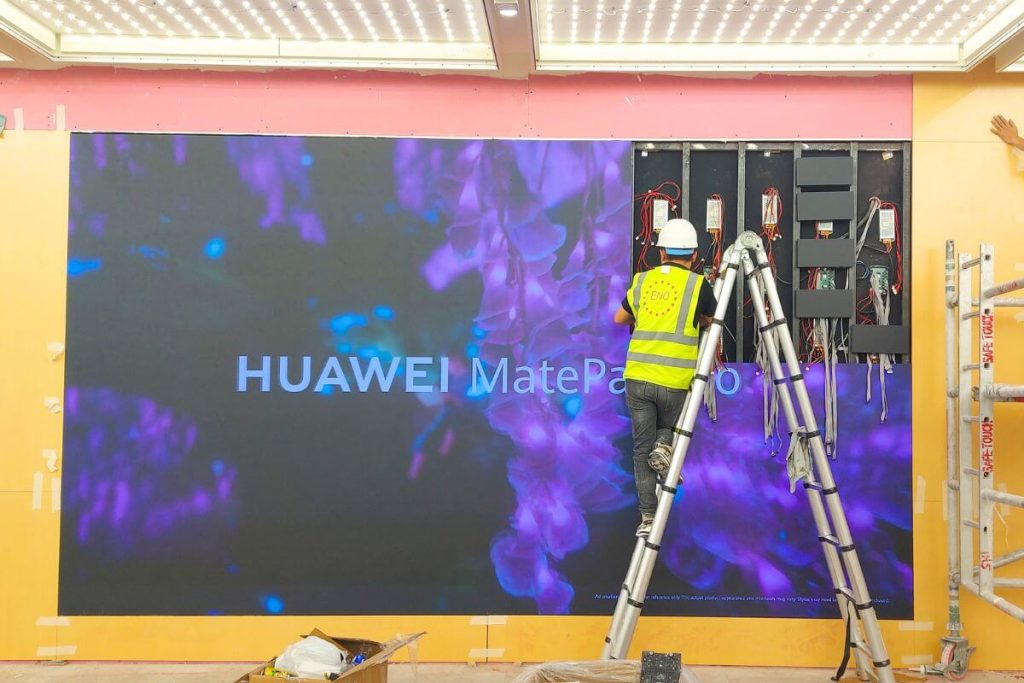 LED Installation at Huawei 2