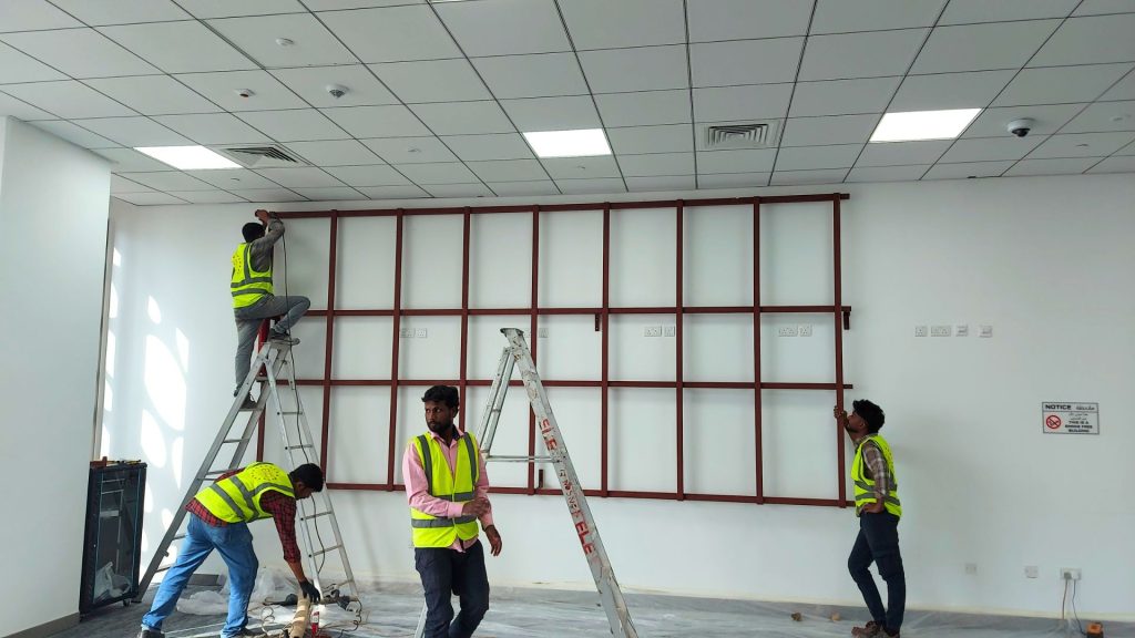 Indoor LED Installation CMA CGM, Kezad Port Abu Dhabi