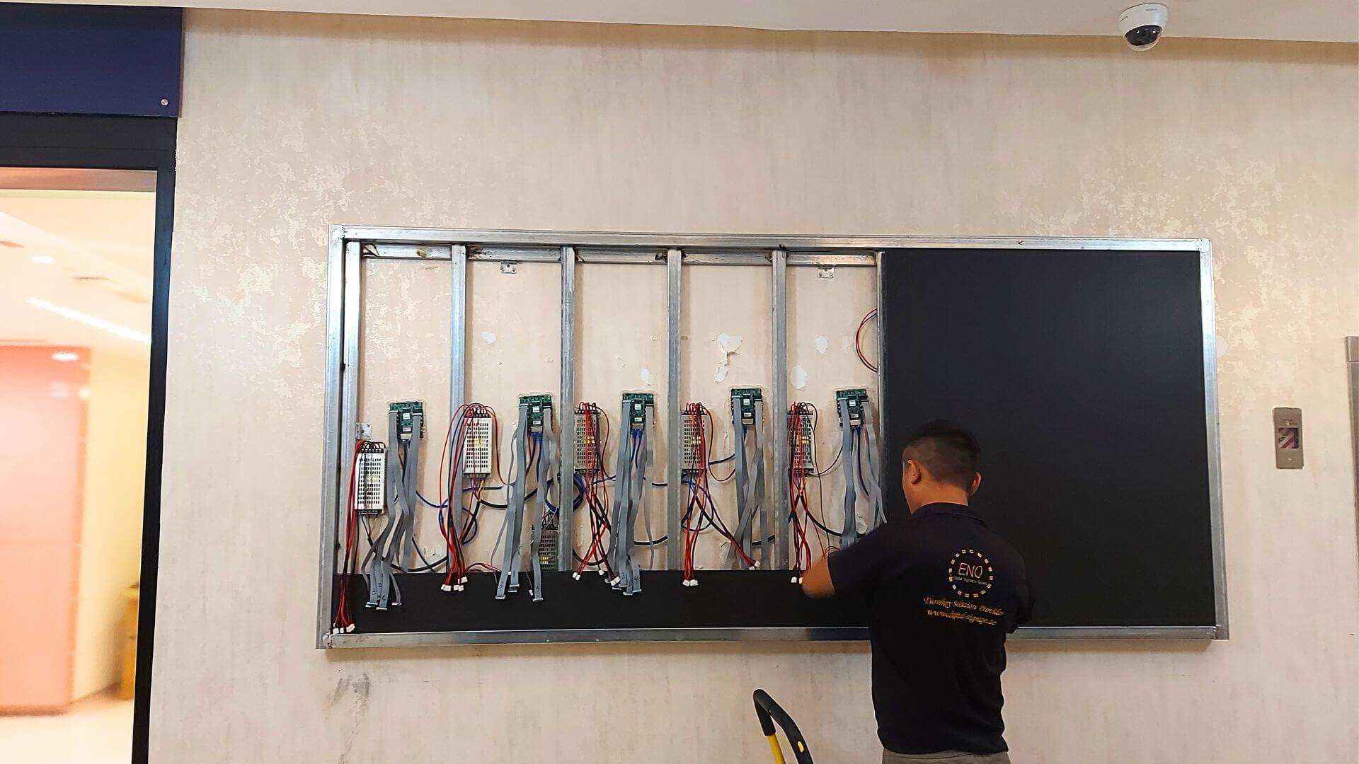 Indoor LED Installation BURJEEL MEDICAL