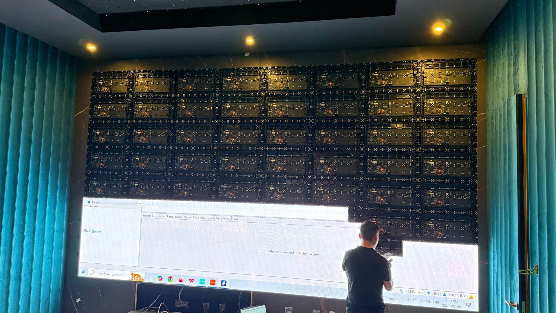 LED Installation Villa Home Cinema