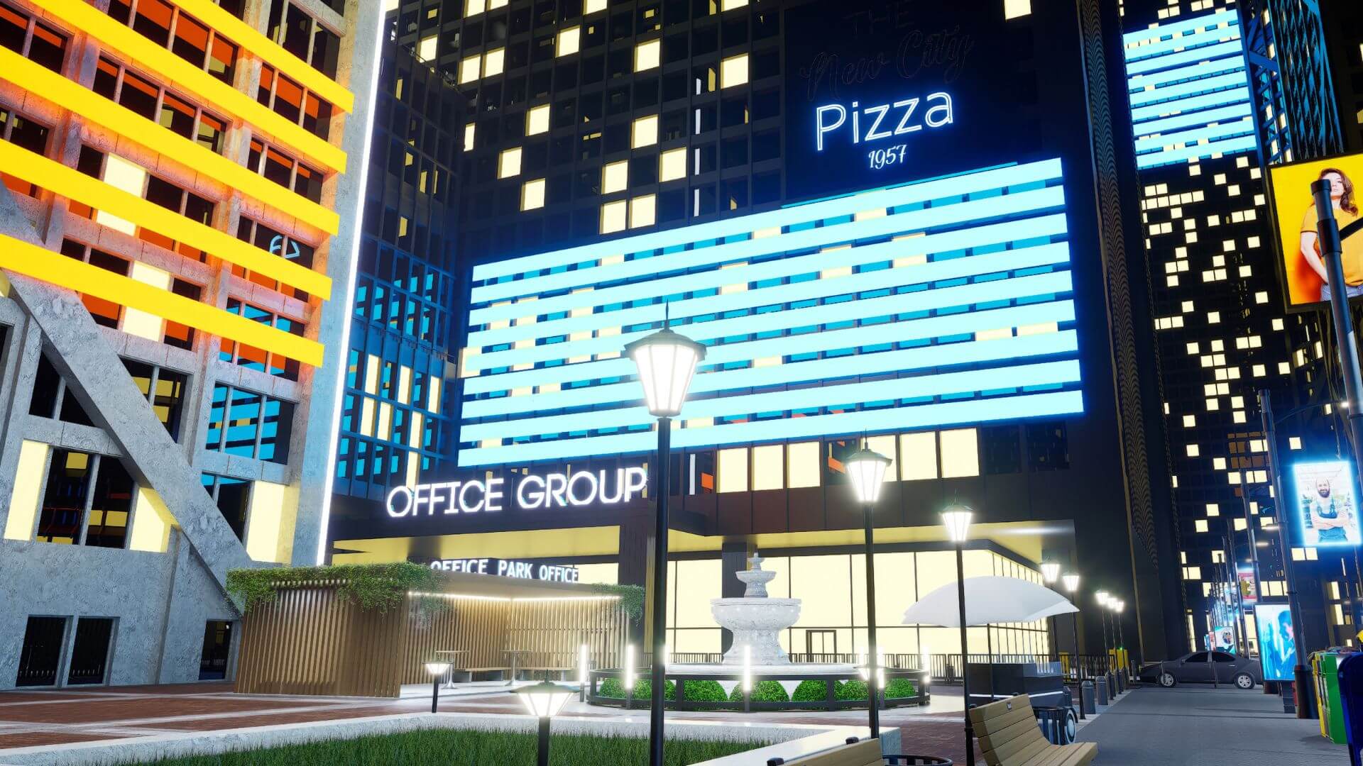 Modular LED screen