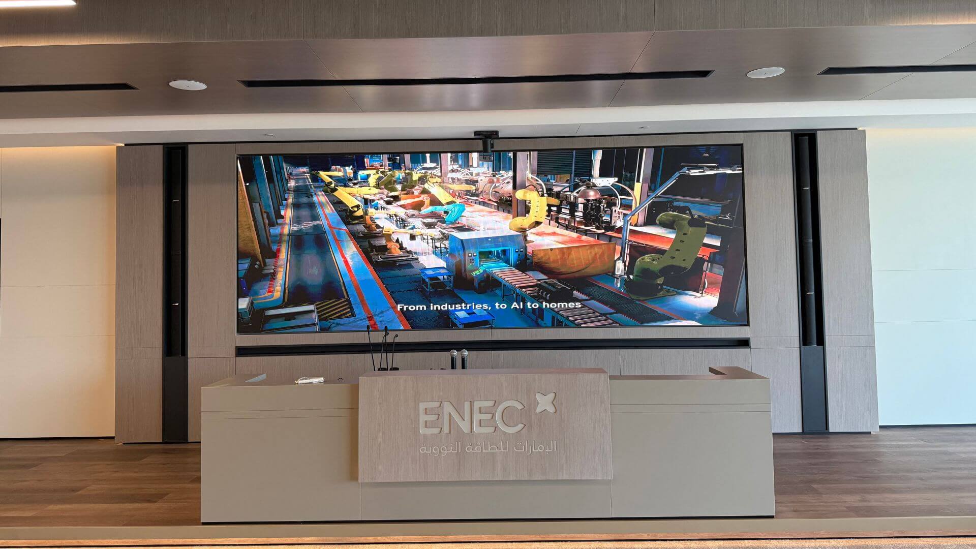 LED Installation ENEC Abu Dhabi